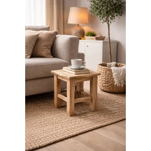 Doğal Ahşap Tabure – Çok Amaçlı Mini Tabure 30 cm