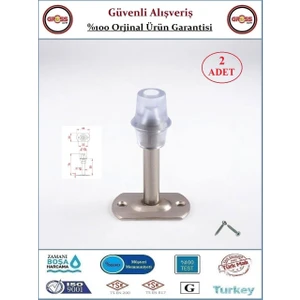 Gross AVM Kapı Tamponu - Kapı Stoperi - 8cm Saten - 2 Adet