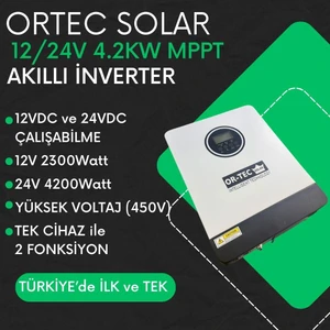 Ortec Truva 4,2kw 24V Mppt Akıllı Inverter