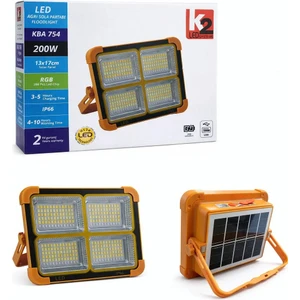 Solar Taşınabilir Projektör 200W KBA754