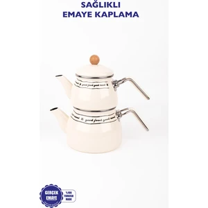 Mood Ahşap Tepeli Çaydanlık Takımı