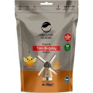 Organik Gurme Tam Buğdaylı Bisküvi 80 gr
