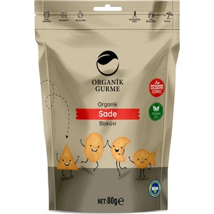 Organik Gurme Sade Bisküvi 80 gr