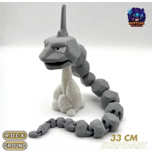 #0095 Onix Hareketli Pokemon Figürü