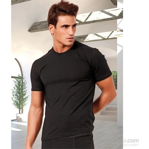 Modal Strech Sıfır Yaka Kısa Kol Fanila