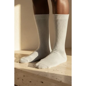 Katia & Bony Erkek Derbi Ekru Soket Çorap