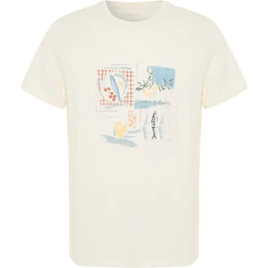 MUDO Baskılı Bisiklet Yaka T-Shırt