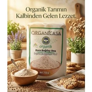 Organik Kara Buğday Unu 750 gr