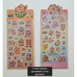 Dogadasatore Capybara Sticker 2 Li Ürün