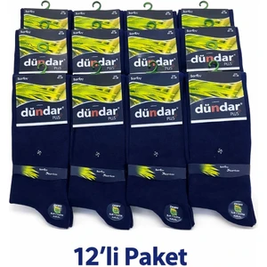 12'li Bambu Erkek Çorap Dikişsiz Solmaz