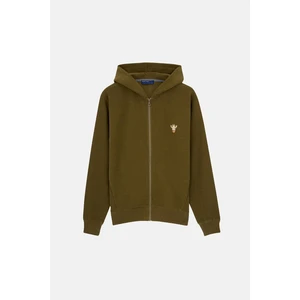 Reflect Studio Zürafa Supersoft Full Zip Hoodie - Haki