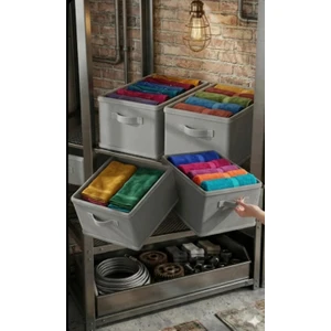 4'lü Gardrop Düzenleyici Organizer Set