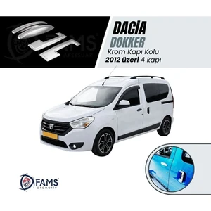 Fams Otomotiv   Dacia Dokker Krom Kapı Kolu 4 Kapı 2012> Paslanmaz Çelik