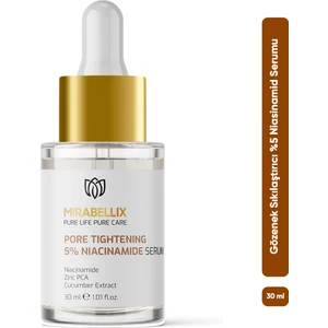 Gözenek Sıkılaştırıcı %5 Niasinamid & Çinko PCA İçeren Aydınlatıcı ve Yatıştırıcı Serum – Salatalık Özlü 30 ml