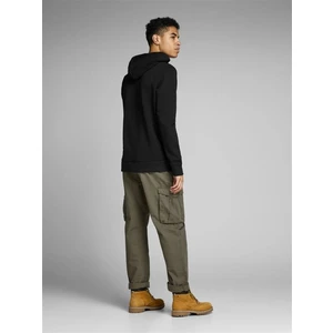 Jack & Jones Kapüsonlu Logo Baskili Sweatshirt - Corplogo