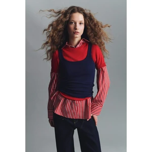 Slim Fit Basic Fitilli Kaşkorse Atlet E5539AX25SM