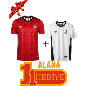 Orijinal 25/26 Kırmızı Forma Beyaz Forma Hediyeli