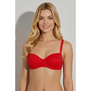 63565 Kırmızı Balkonet Bikini Üstü
