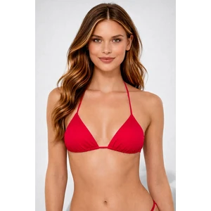 63502 Kırmızı Üçgen Bikini Üstü