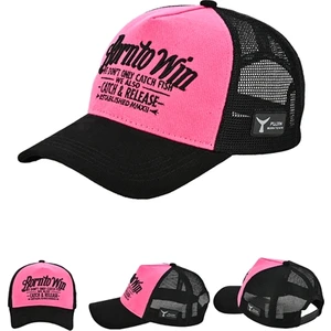 Btw Trucker Şapka Black Fuchsia