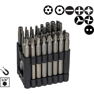 6524 Vidalama Bits Uç Seti 75 mm 32 Parça
