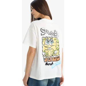 SpongeBob Oversize Sırt Baskılı Tişört G0847AX26SP