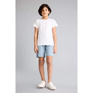 Regular Fit Sweatshirt Kumaşı Şort Erkek Çocuk B5867A826SM