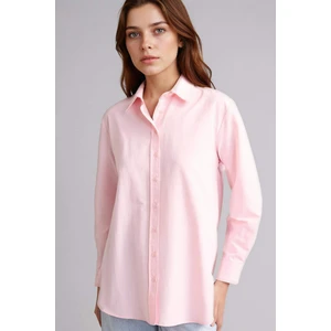 Relax Fit Gömlek Yaka Poplin Tunik D7341AX26SP