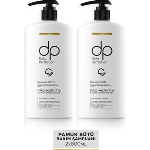 Dp Daily Perfection Şampuan Pamuk Sütü 800 ml X 2 Adet