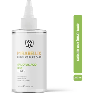 Salisilik Asit (BHA), Niasinamid ve Yeşil Çay Özlü Gözenek Temizleyici ve Akne Karşıtı Tonik – 200 ml