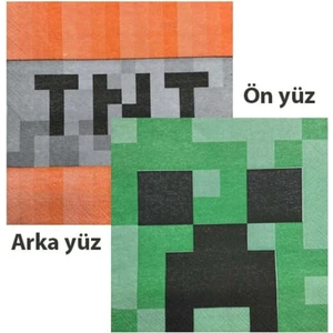 Parti Show Minecraft Peçete 20'li