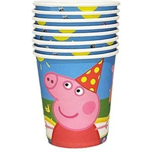 Parti Show Peppa Pig Karton Bardak 8 Adet