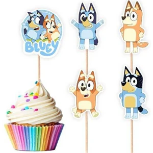 Parti Show Bluey Şekilli Kürdan 10 Adet