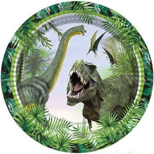 Parti Show Jurassic Dinozor Tabak (8 Adet)