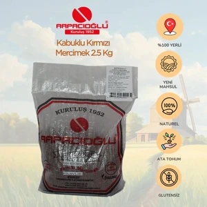 %100 Yerli Siyah Mercimek 2.5kg