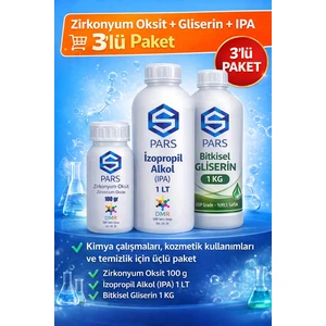 Zirkonyum Oksit + Gliserin + Ipa 3’ü Tek Pakette Deney Seti