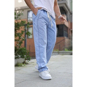 Erkek Baggy Rahat Kalıp Bel Lastikli Pantolon