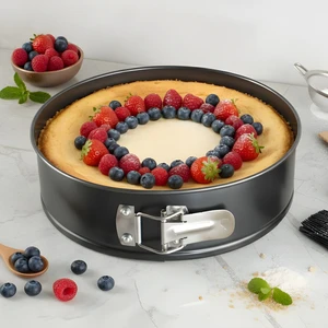 Kelepçeli Kek Kalıbı Kırmızı 24 cm