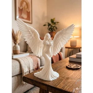 Dekoratif Büyük Kanatlı Melek Figürü