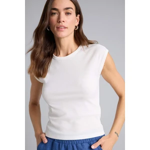 Slim Fit Basic Fitilli Kaşkorse Tişört E5536AX26SM