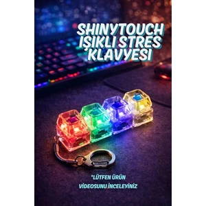 Işıklı Stres Giderici Klavye Anahtarlık.