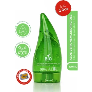 Bio Asia Aloe Vera Jel 120 ml – Cildi Yatıştırıcı, Nemlendirici & Onarıcı Jel Formül