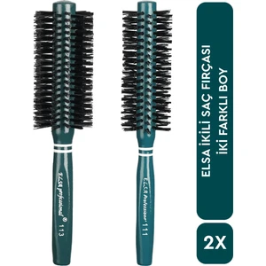 Professionl 2'li Yeşil Saç Fırçası