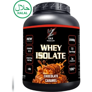 Zax Nutrition Whey Isolate Karamel Çikolata 2000GR