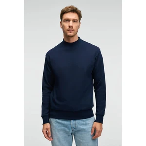 QUILLA Erkek Yarım Balıkçı Basic Lacivert Sweatshirt