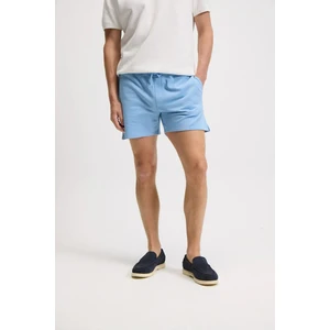 Hause Erkek Bağlamalı Regular Mavi Şort