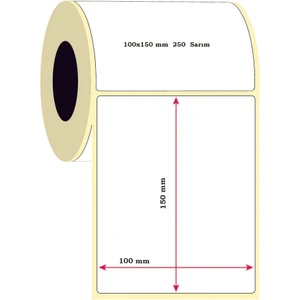 100X150 Termal Etiket 250 Sarım