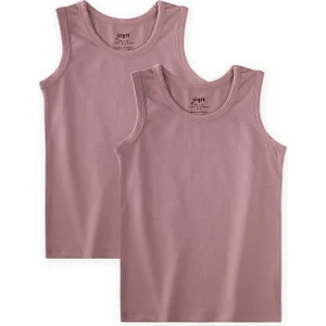 Ikili Geniş Askılı Atlet 2-11 Yaş Bakır