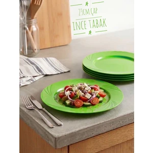 Ta-Fu Global 12 Adet  Plastik Tabak