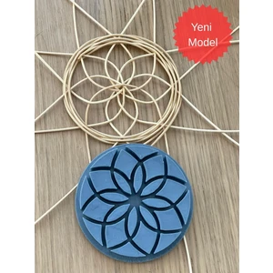 Mady Aksesuar Rattan Örme Kalıbı, Şablon, Pattern, Template Model No -27